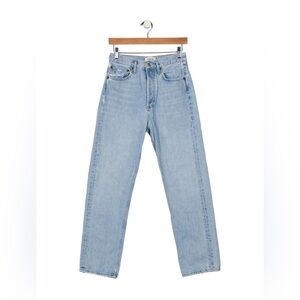AGOLDE Mid Rise Light Blue Denim Jeans